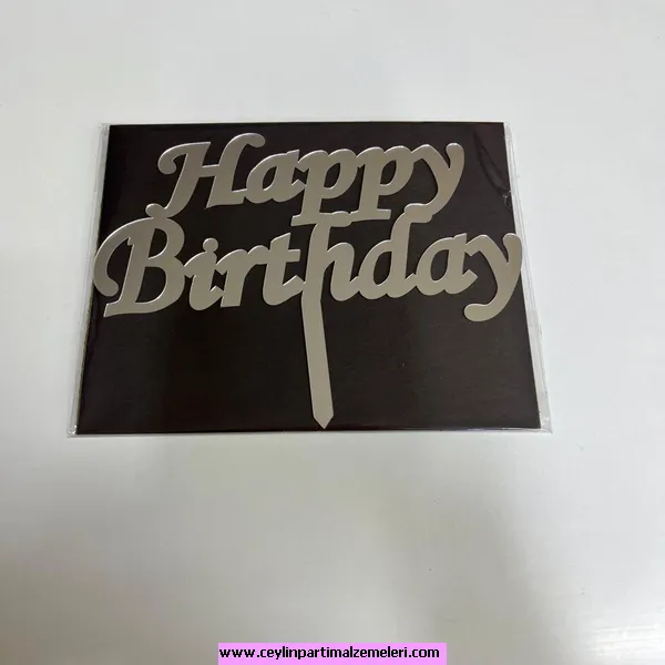 Happy Birthday Pleksi Pasta Süsü